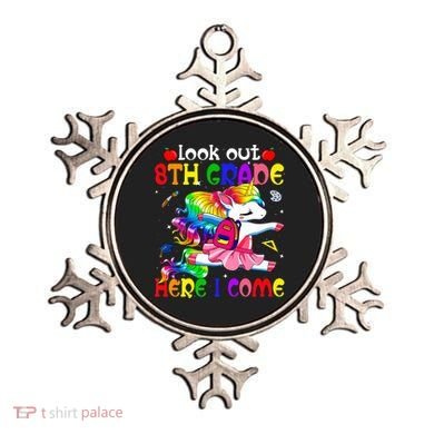 Look Out 8th Grade Here I Come Unicorn Back To School Ornament