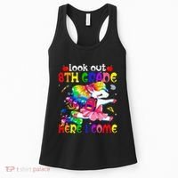 Look Out 8th Grade Here I Come Unicorn Back To School Women's Tank Top thumb 0