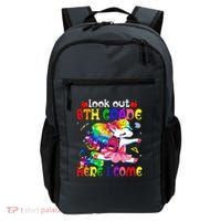 Look Out 8th Grade Here I Come Unicorn Back To School Backpack thumb 0