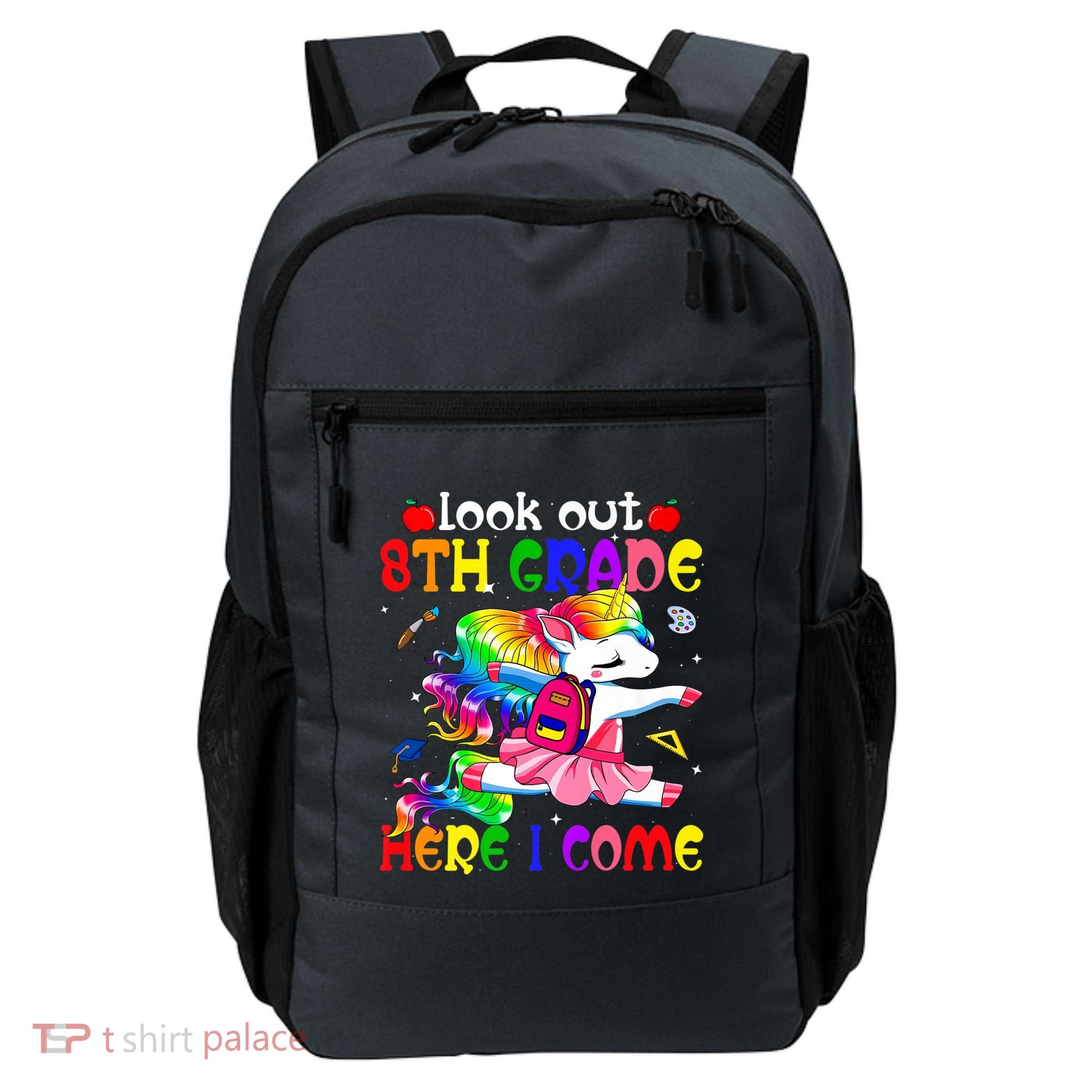 Look Out 8th Grade Here I Come Unicorn Back To School Backpack