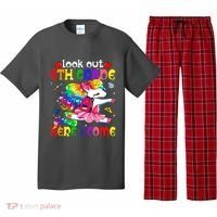 Look Out 8th Grade Here I Come Unicorn Back To School Pajama Set thumb 0