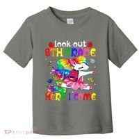 Look Out 8th Grade Here I Come Unicorn Back To School Toddler T-Shirt thumb 0