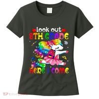 Look Out 8th Grade Here I Come Unicorn Back To School Women's T-Shirt thumb 0