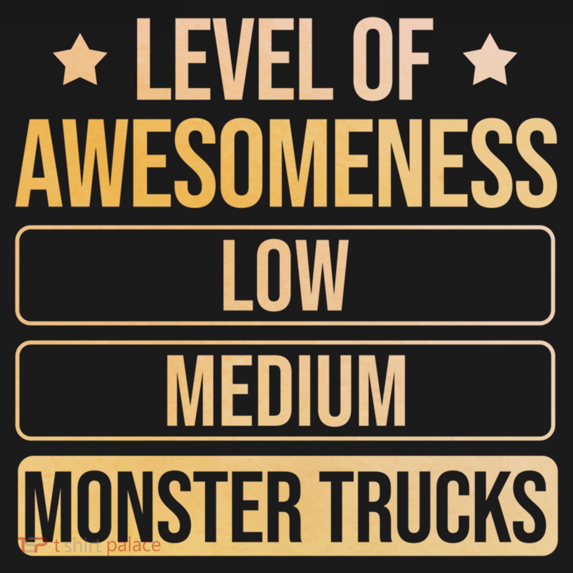 Level Of Awesoess Monster Trucks Monster Truck Gift Women's Hoodie