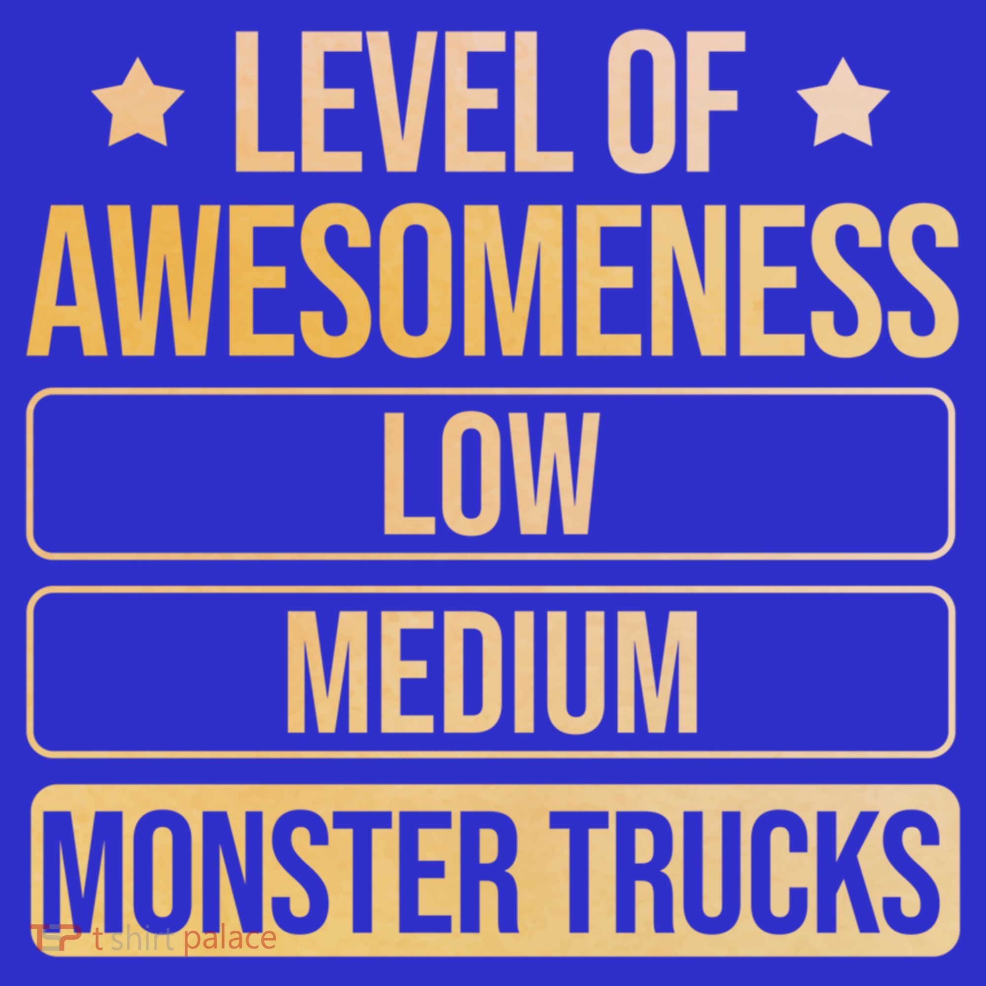 Level Of Awesoess Monster Trucks Monster Truck Gift Sweatshirt