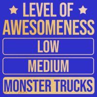 Level Of Awesoess Monster Trucks Monster Truck Gift Women's Tank Top thumb 5