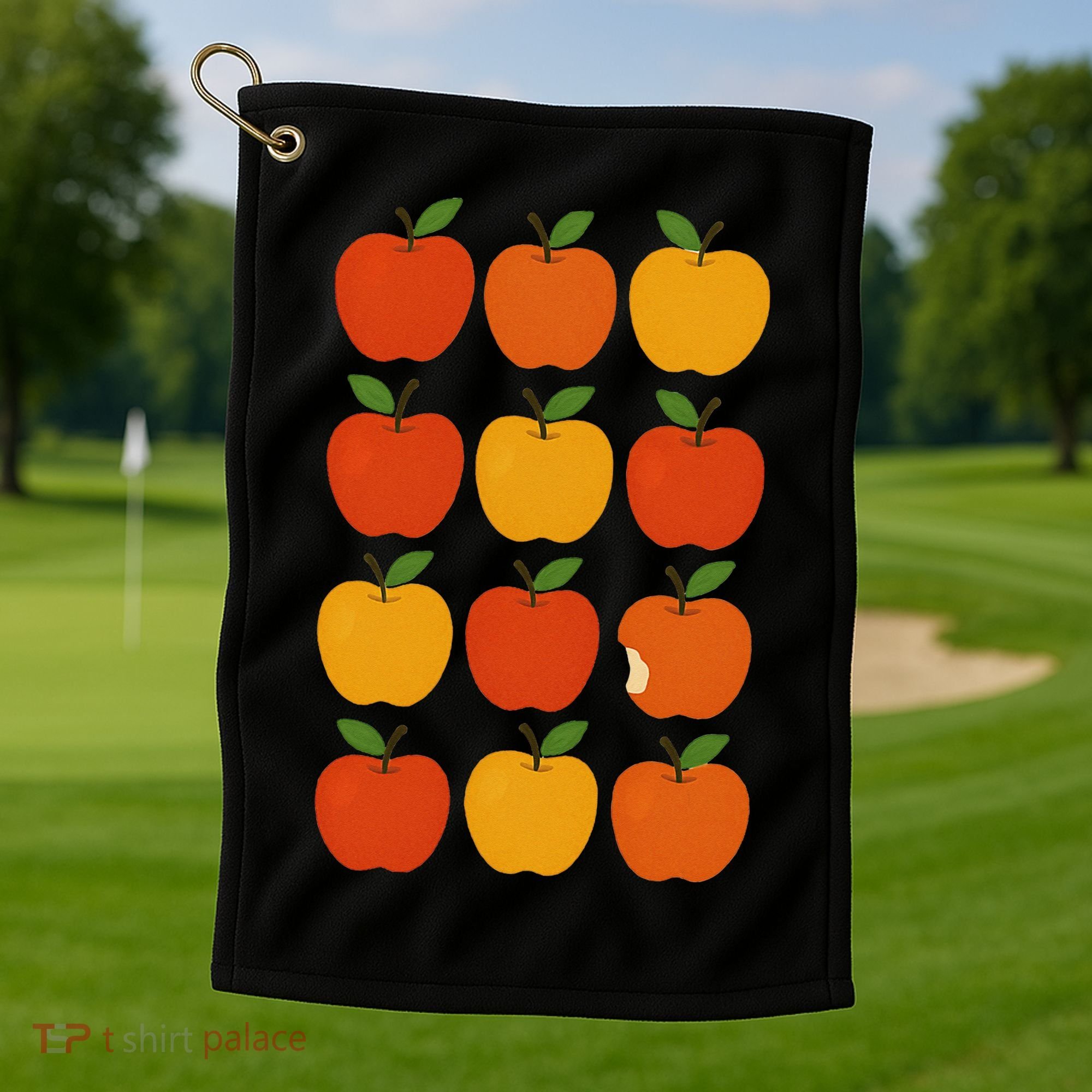 Lots Of Apples Golf Towel