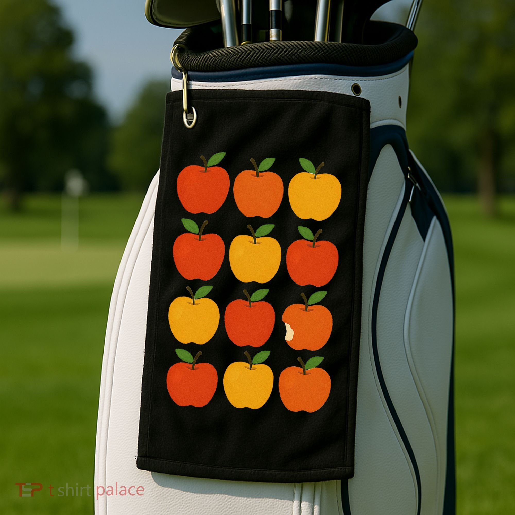 Lots Of Apples Golf Towel