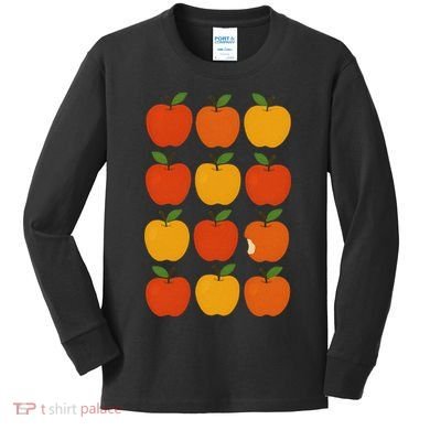 Lots Of Apples Kids Long Sleeve Shirt
