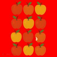 Lots Of Apples Santa Hat thumb 1