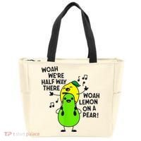 Lemon On A Pear Teacher Tote Bag thumb 0