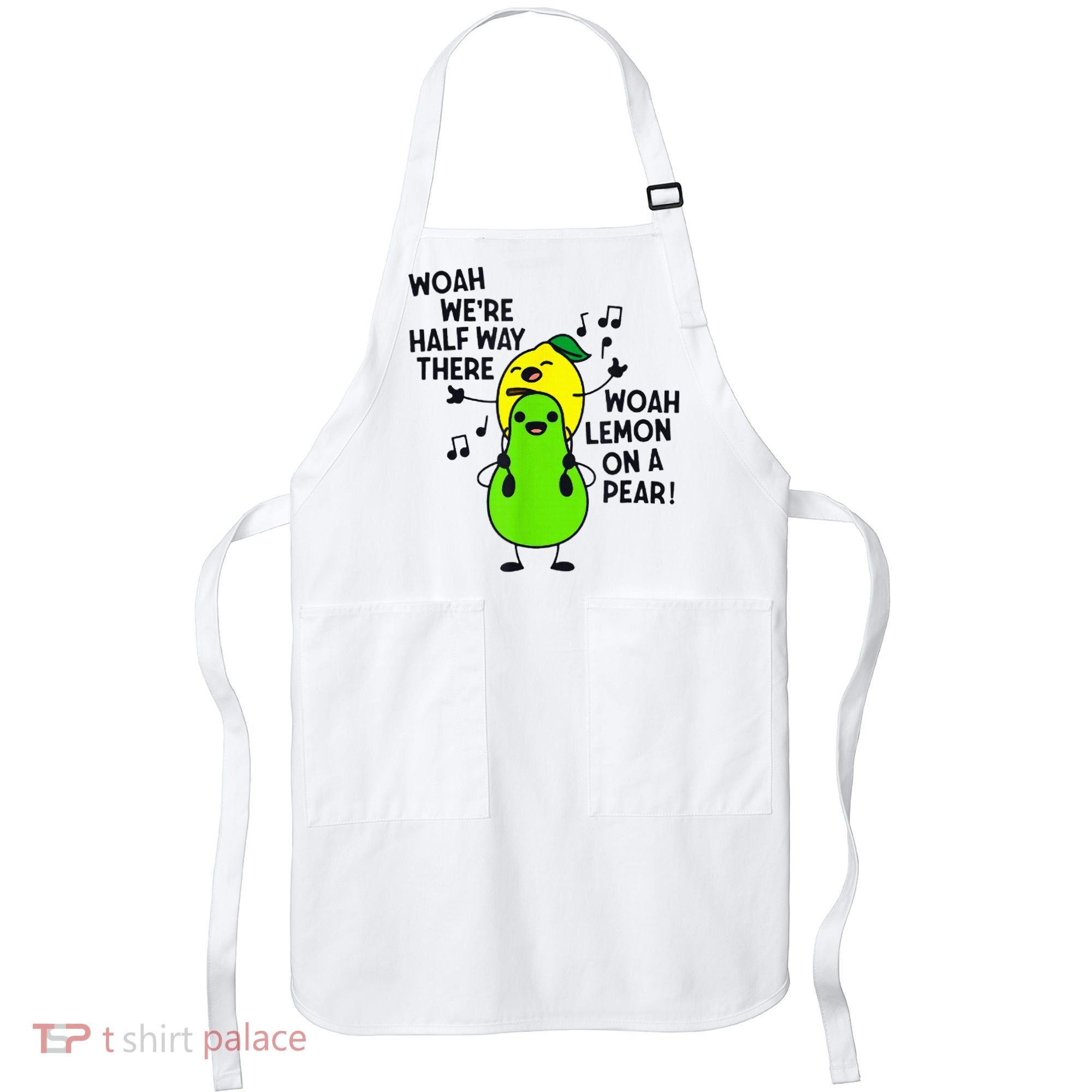Lemon On A Pear Teacher Apron