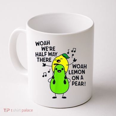 Lemon On A Pear Teacher Coffee Mug