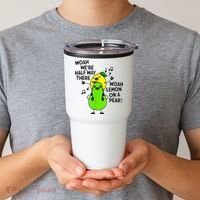 Lemon On A Pear Teacher Tumbler thumb 2