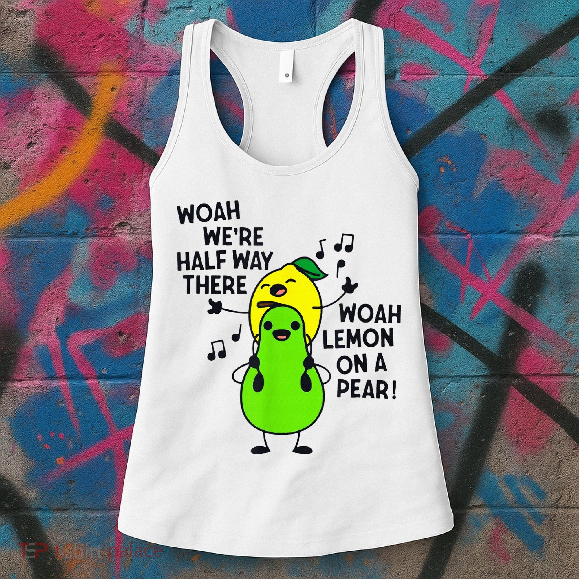 Lemon On A Pear Teacher Women's Tank Top
