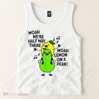 Lemon On A Pear Teacher Tank Top thumb 2