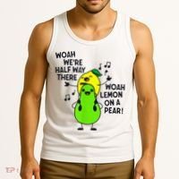 Lemon On A Pear Teacher Tank Top thumb 3