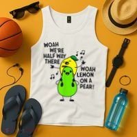 Lemon On A Pear Teacher Tank Top thumb 4