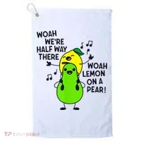 Lemon On A Pear Teacher Golf Towel thumb 0