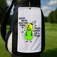 Lemon On A Pear Teacher Golf Towel thumb 2
