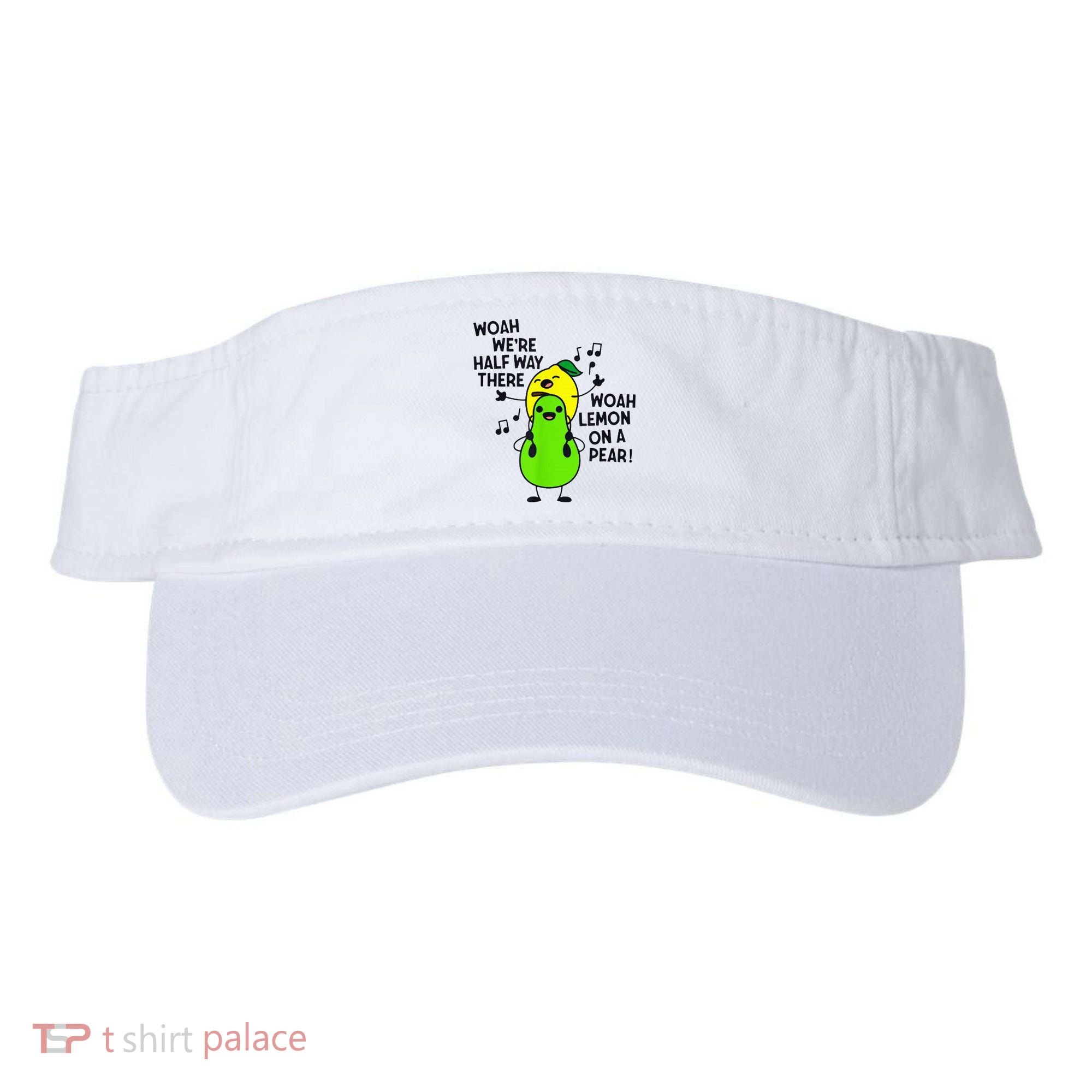 Lemon On A Pear Teacher Visor