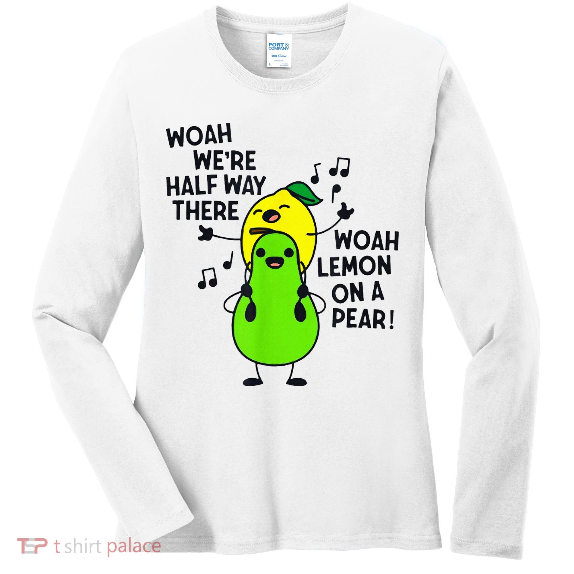 Lemon On A Pear Teacher Women's Long Sleeve Shirt