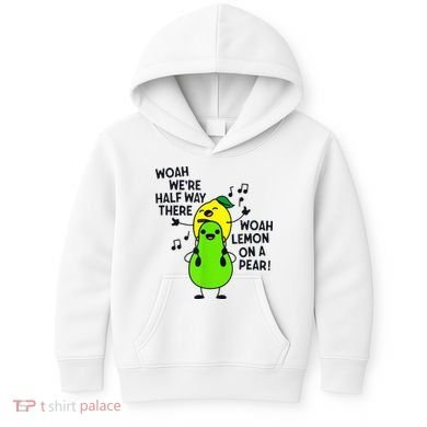 Lemon On A Pear Teacher Kids Hoodie