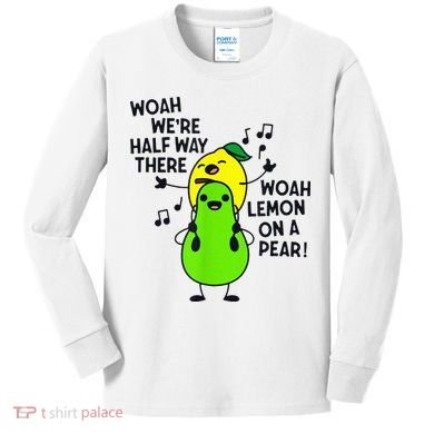 Lemon On A Pear Teacher Kids Long Sleeve Shirt