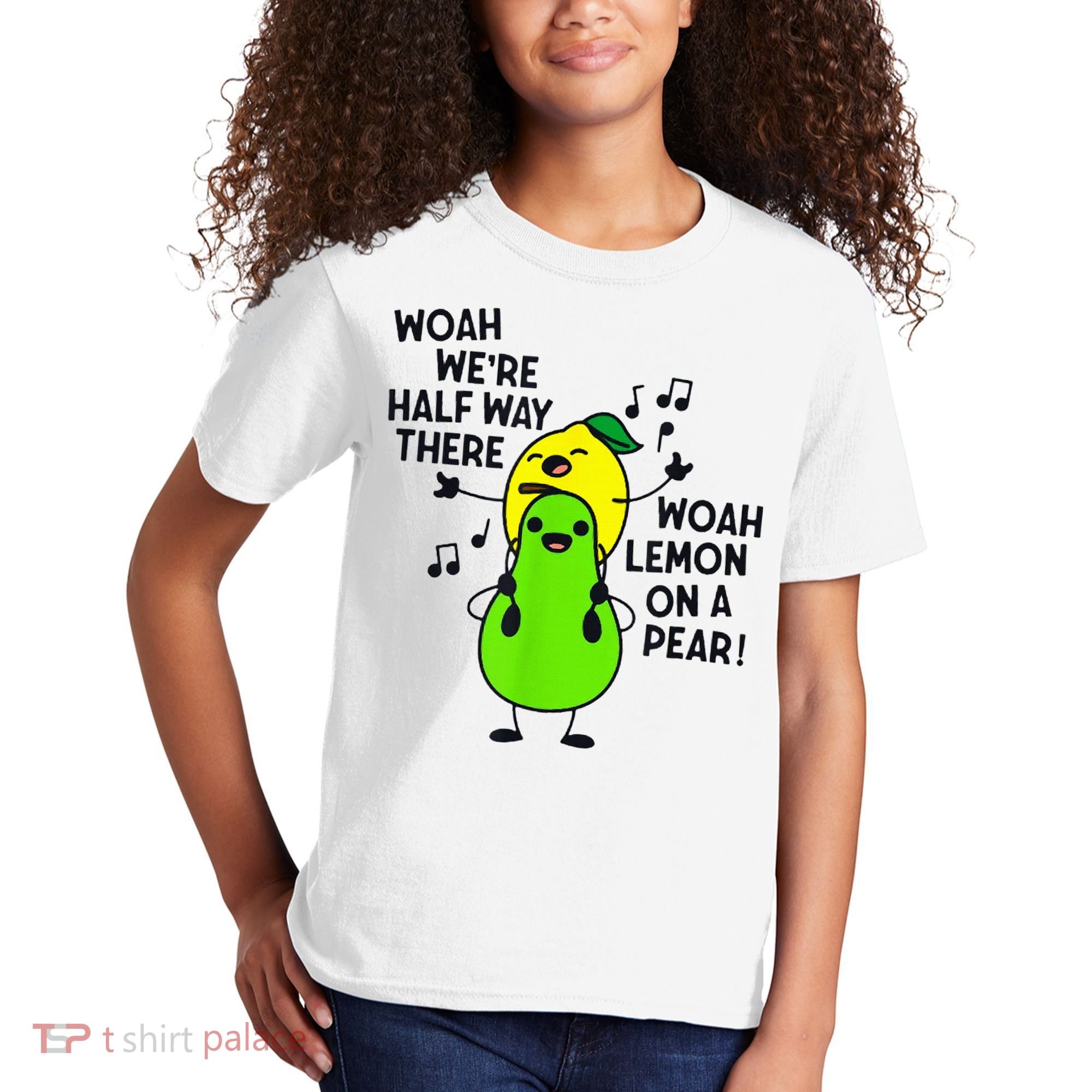 Lemon On A Pear Teacher Kids T-Shirt