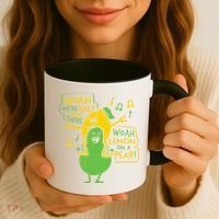 Lemon On A Pear Coffee Mug thumb 3