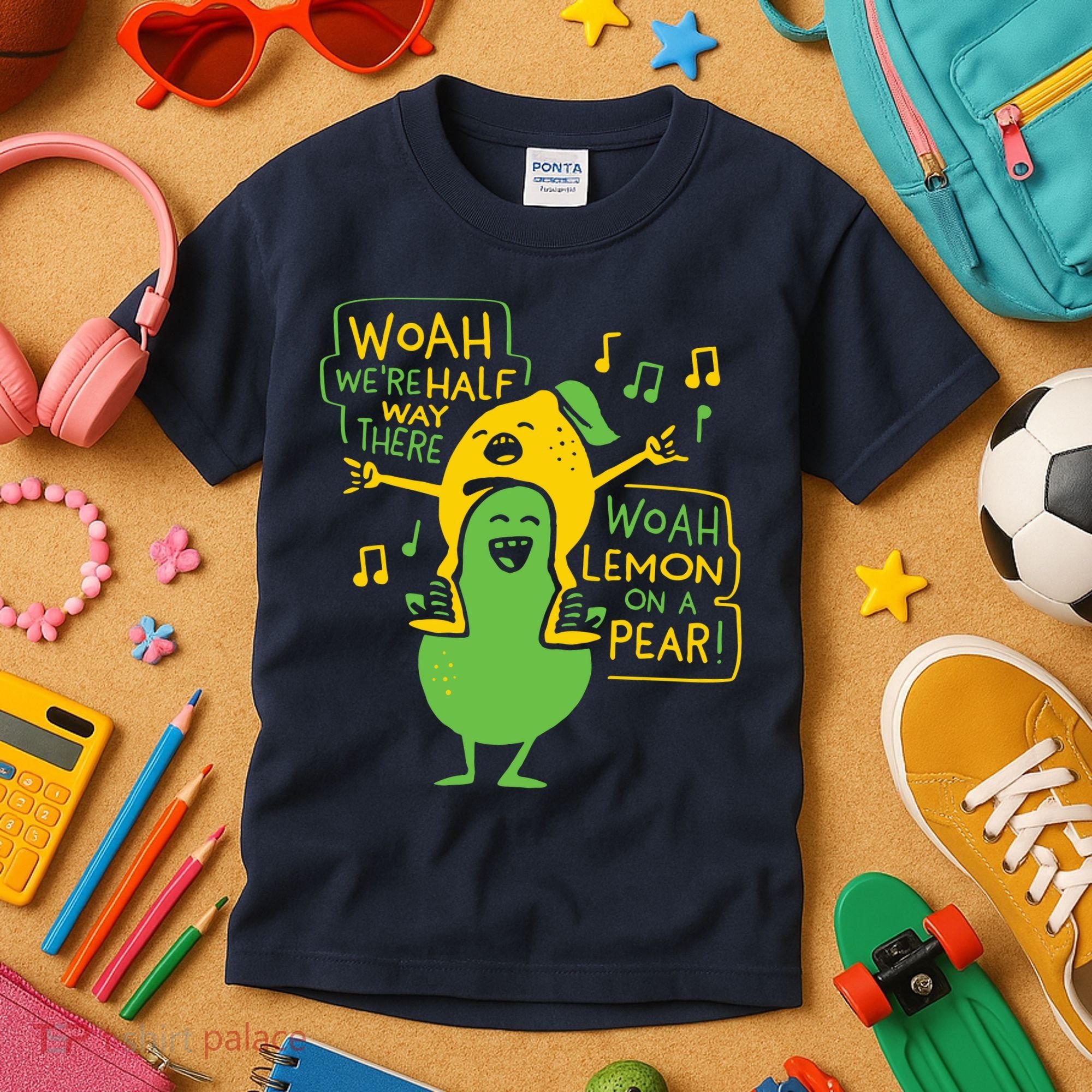 Lemon On A Pear Kids T-Shirt