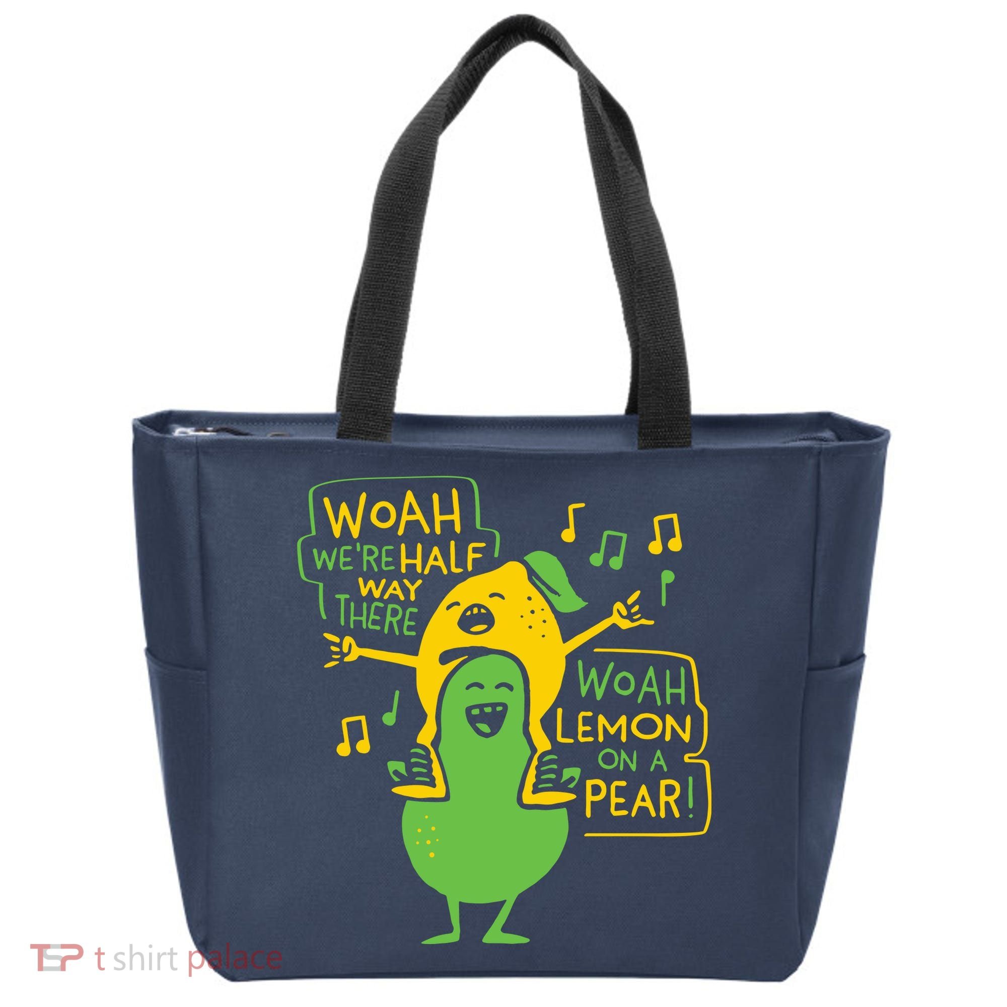 Lemon On A Pear Tote Bag