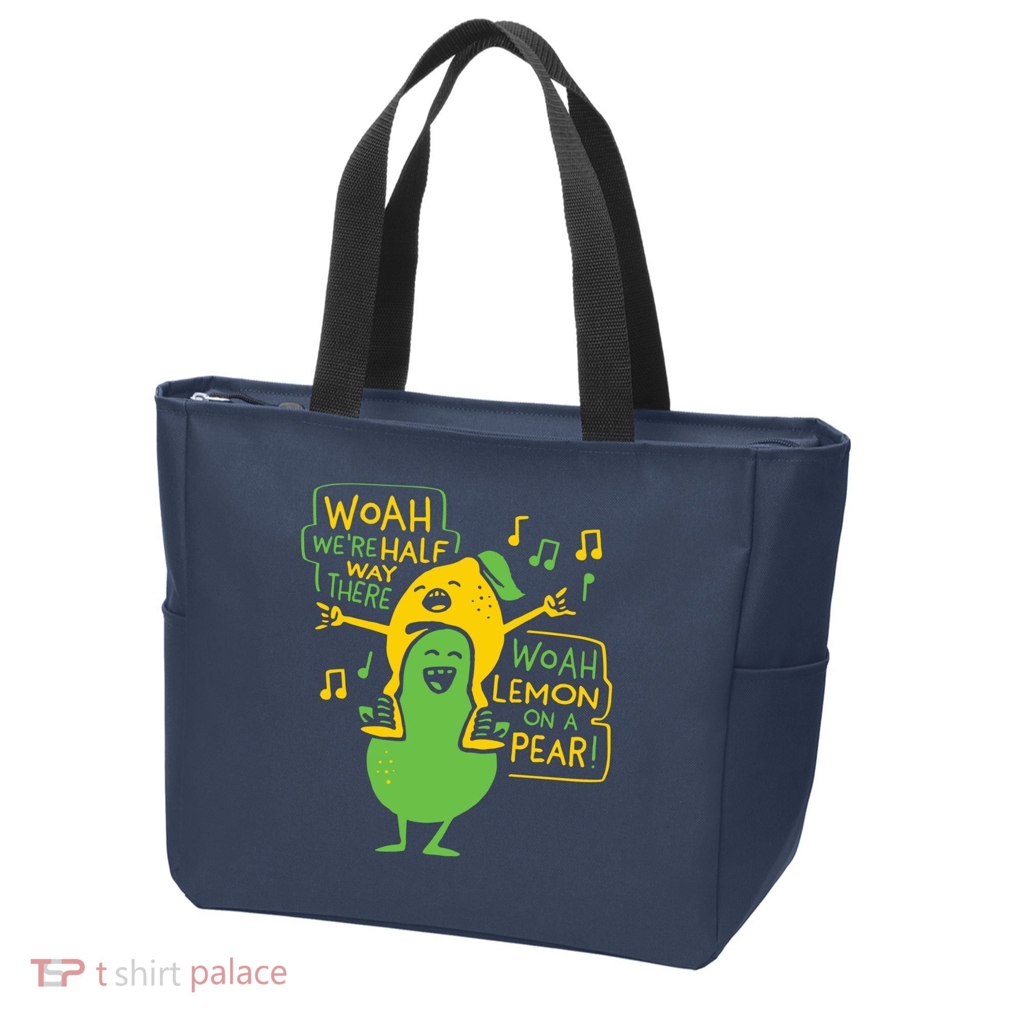 Lemon On A Pear Tote Bag