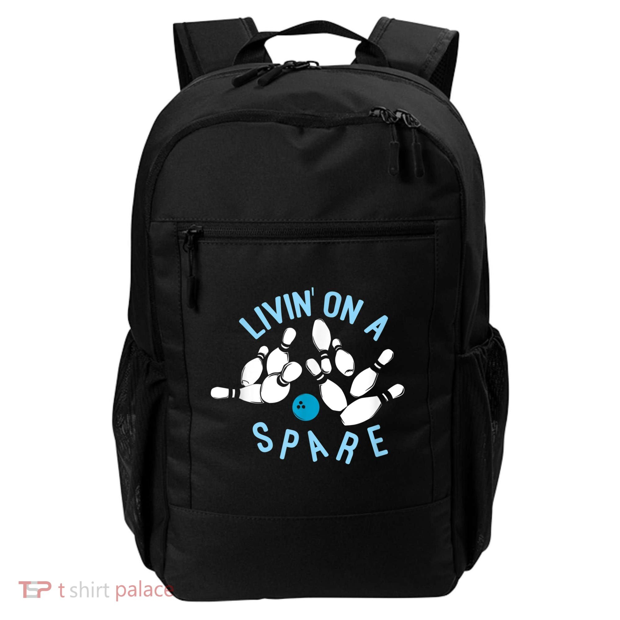 Livin On A Spare Funny Bowler & Bowling Backpack