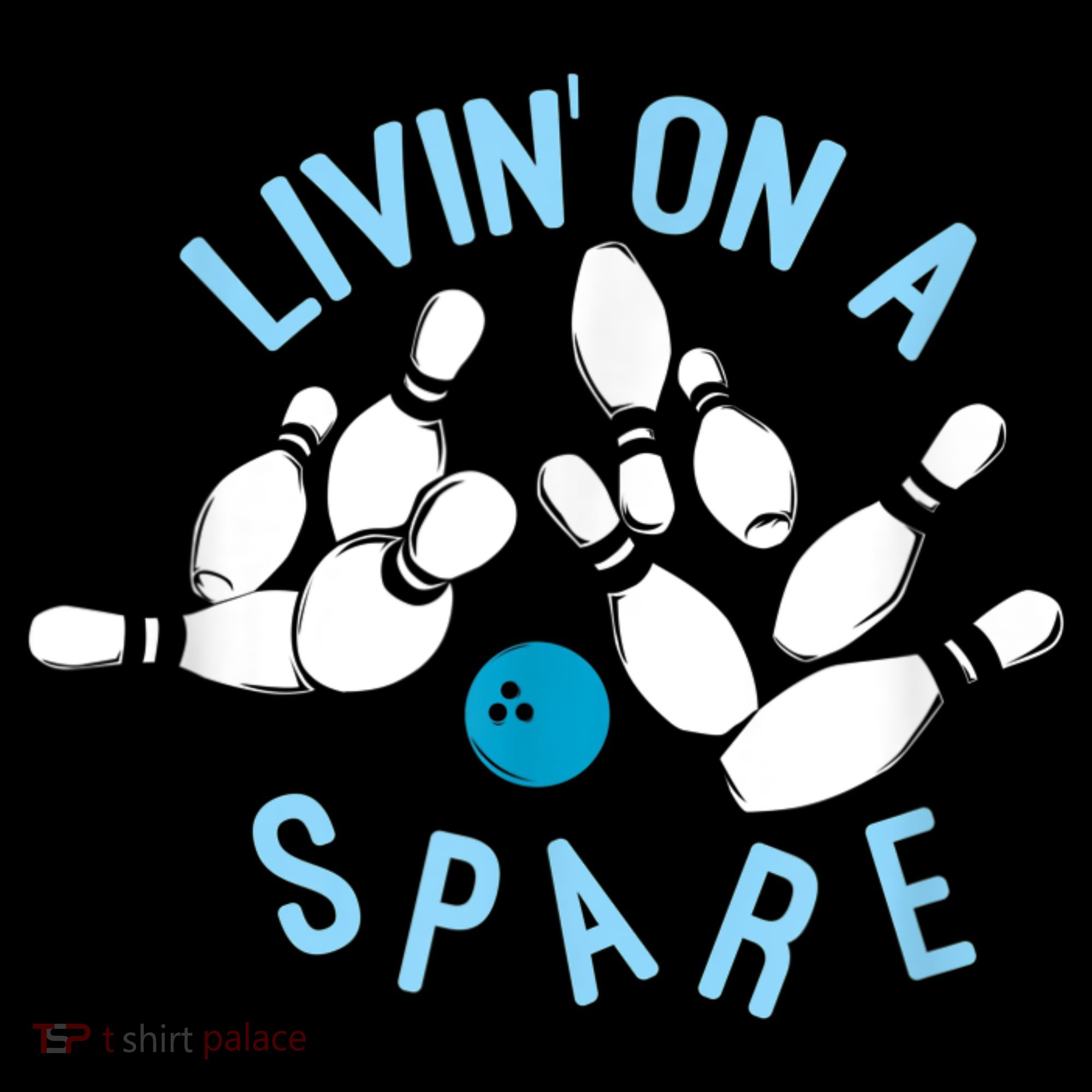 Livin On A Spare Funny Bowler & Bowling Coffee Mug