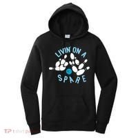 Livin On A Spare Funny Bowler & Bowling Women's Hoodie thumb 0