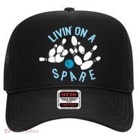 Livin On A Spare Funny Bowler & Bowling Hat thumb 0