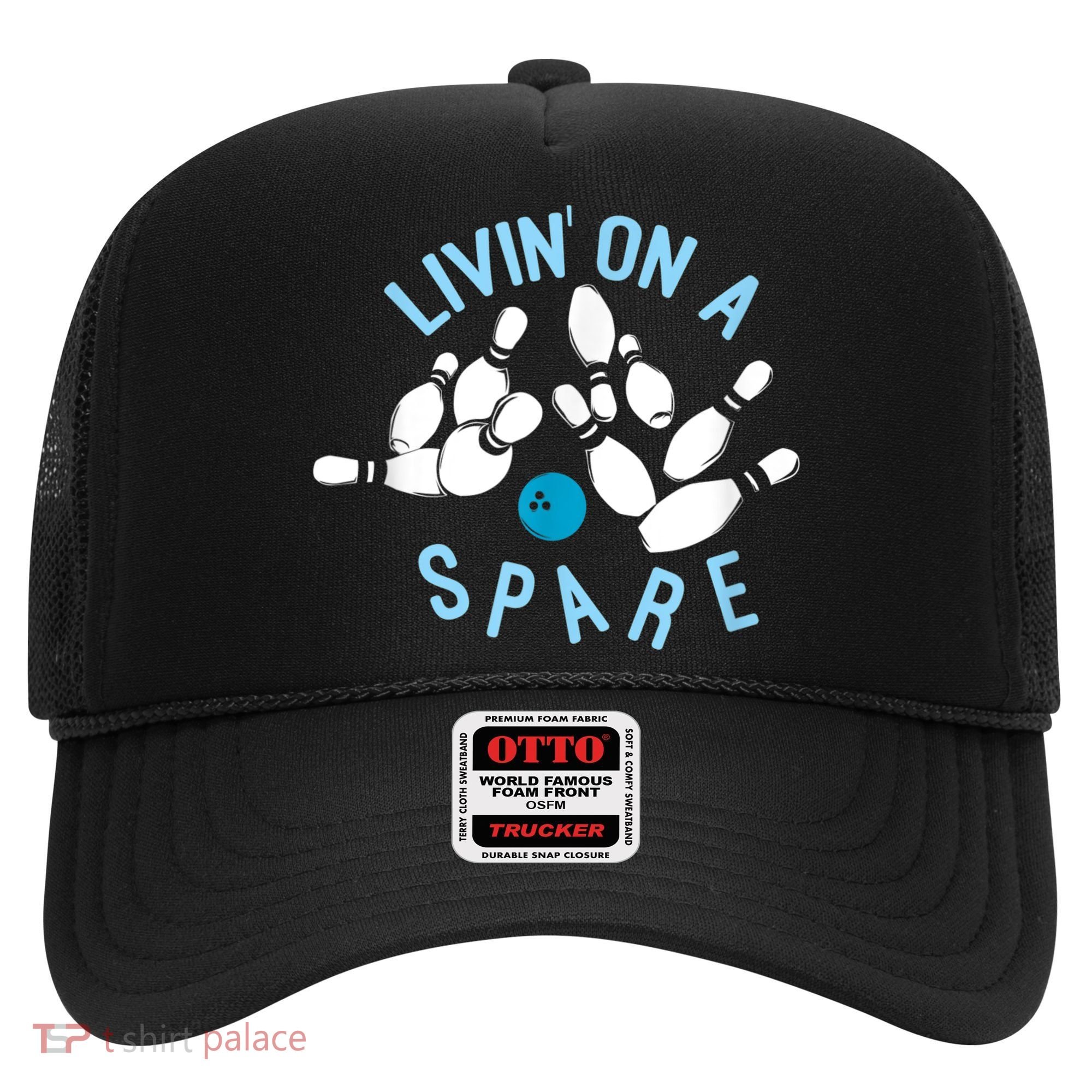 Livin On A Spare Funny Bowler & Bowling Hat