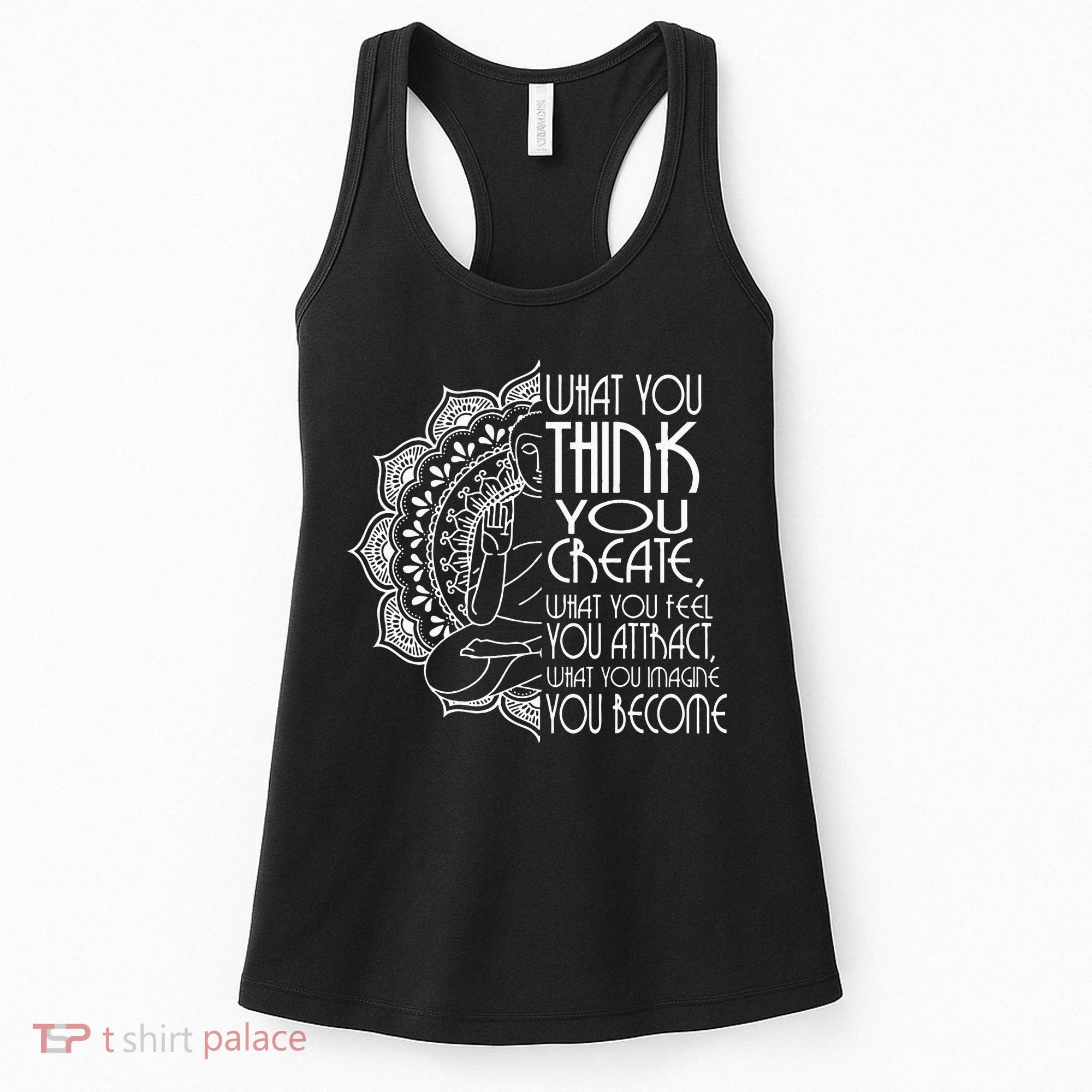 Law Of Attraction Spiritual Buddha Meditation Gifts Men Yoga Women's Tank Top