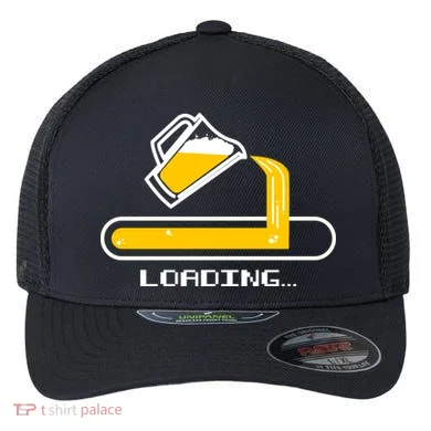 Loading Beer Flexfit Unipanel Trucker Cap