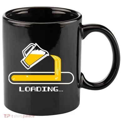 Loading Beer 11oz C Handle Ceramic Mug