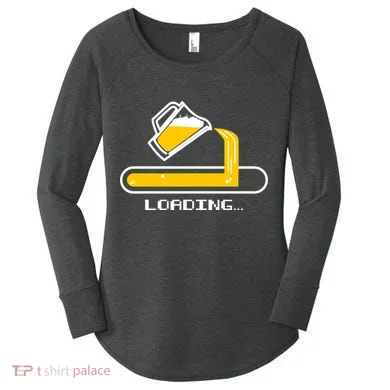 Loading Beer Women's Perfect Tri Tunic Long Sleeve Shirt