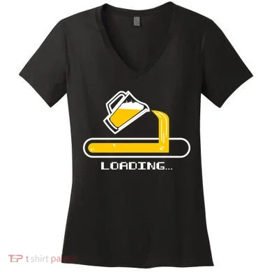 Loading Beer Women's V-Neck T-Shirt