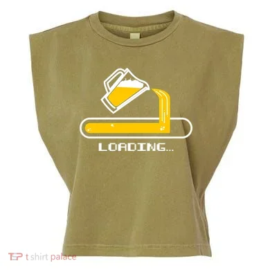 Loading Beer Garment-Dyed Women's Muscle Tee