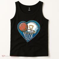 Love Of Baskeball Tank Top thumb 2