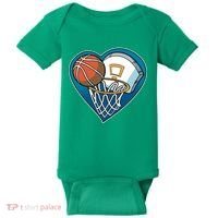 Love Of Baskeball Baby Bodysuit thumb 0