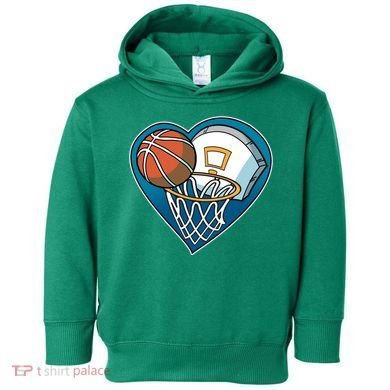Love Of Baskeball Toddler Hoodie