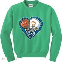 Love Of Baskeball Kids Sweatshirt thumb 0