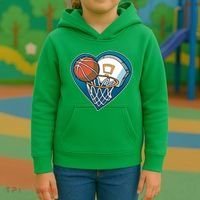 Love Of Baskeball Kids Hoodie thumb 3