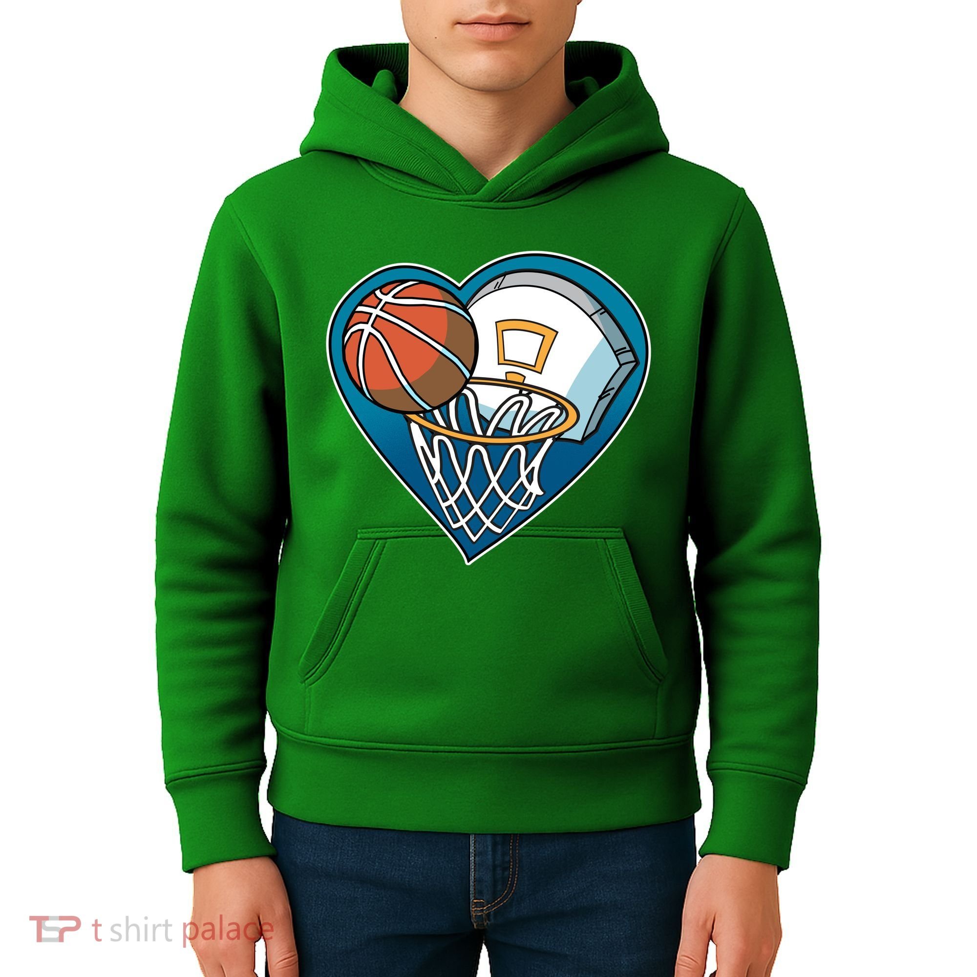 Love Of Baskeball Kids Hoodie